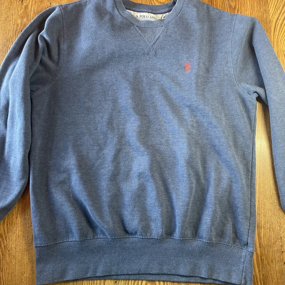 US Polo Association Luxury Feel Medium Heavy‎ weight Navy Round Neck Sweatshirt